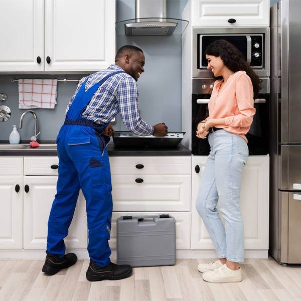 can you provide an estimate for cooktop repair before beginning any work in Spencerville